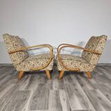 Art deco armchairs by Jindrich Halabala