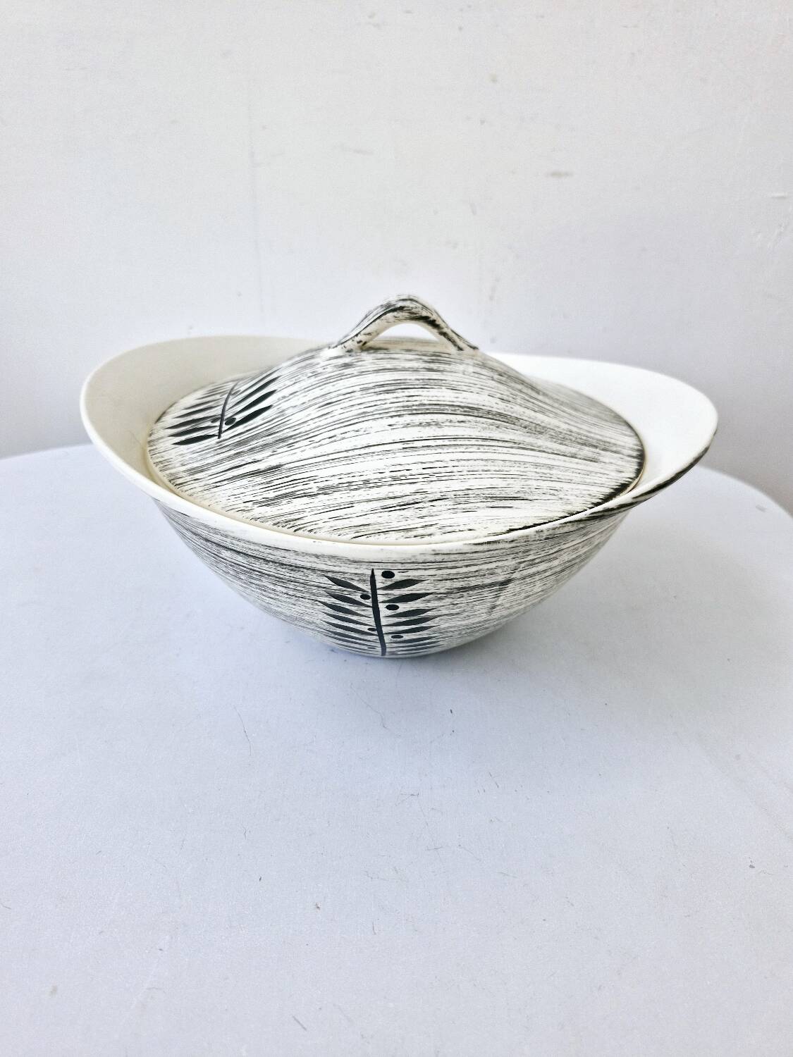 Vintage Vegetable Tureen 1960s Manufacture Salins Toledo Model