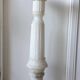 Carved marble pedestal
