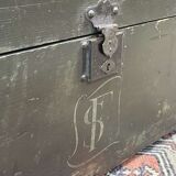 Travel trunk in fir early twentieth century