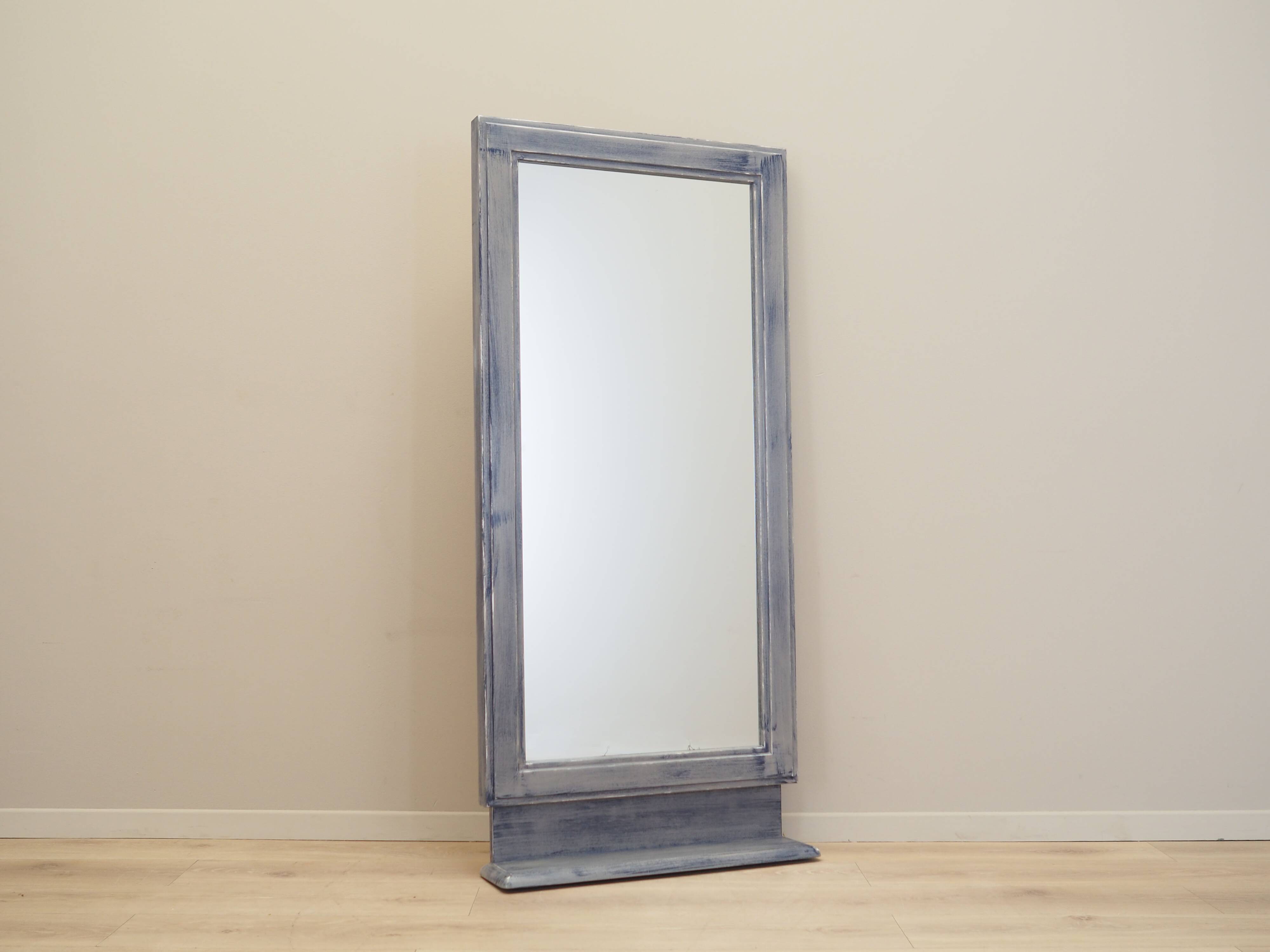 Mirror in beech frame, Danish design, 1960s, production: Denmark