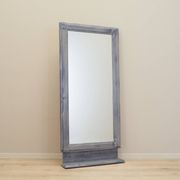 Mirror in beech frame, Danish design, 1960s, production: Denmark