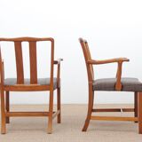 Scandinavian chairs FH43 by Ole Wanscher for Fritz Hansen 1943