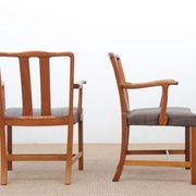 Fauteuils scandinaves FH43 par Ole Wanscher pour Fritz Hansen 1943