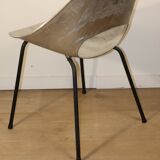 Aluminium chair, "Tulip" model, by Pierre Guariche, Steiner edition, 1960
