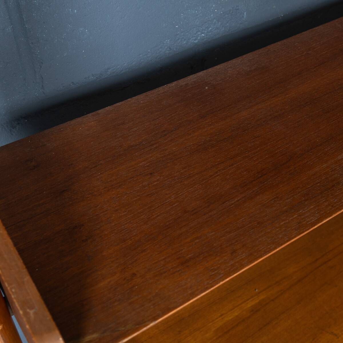 Vintage 20thc italian modular teak wall cabinet c.1960