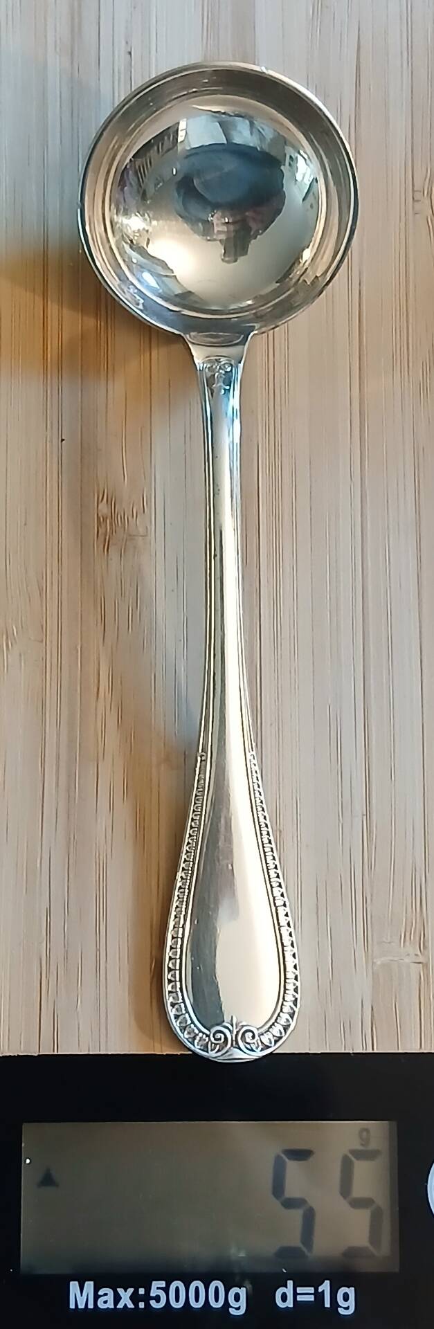 Christofle Malmaison cream sauce spoon silver-plated metal