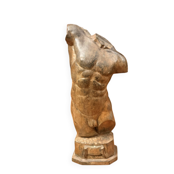 Pierre Chenet (XXe siècle), Étude de torse bronze à patine polychrome