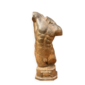 Pierre Chenet (20th century), Study of a torso in bronze with polychrome patina
