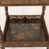 Small serving table with Japonese lacquer decoration. Napoleon III period.