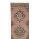 Vintage Turkish hallway rug 85x754 cm