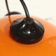 Vintage opaline orange pendant lamp Space Age