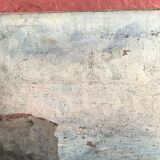 Oil on "marine" canvas, early 20th century