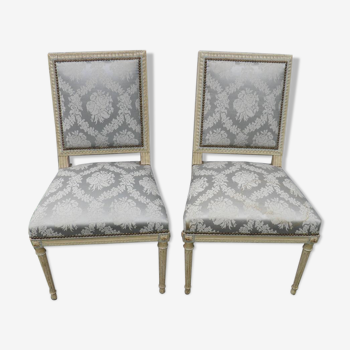 Lot de 2 chaise de style Louis XVI