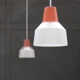 Vintage prismopal workshop pendant lights