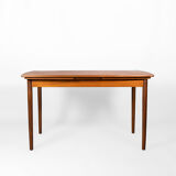 Mid Century Scandinavian Extendable Dining Table made of teak, Denmark, circa 1970