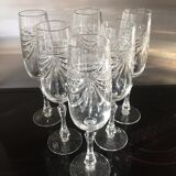 Six-champagne champagne flute set from Lorraine
