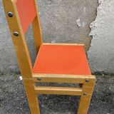 Children's chair school 70s