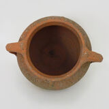 Old round jar with double handles. Year 70
