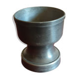 Tin candle holder for large candle