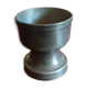 Tin candle holder for large candle