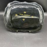 Hand-painted Russian tray, Zhostovo, signed vintage decorative tray.