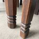 Set of 6 brutalist chairs from the 1940s