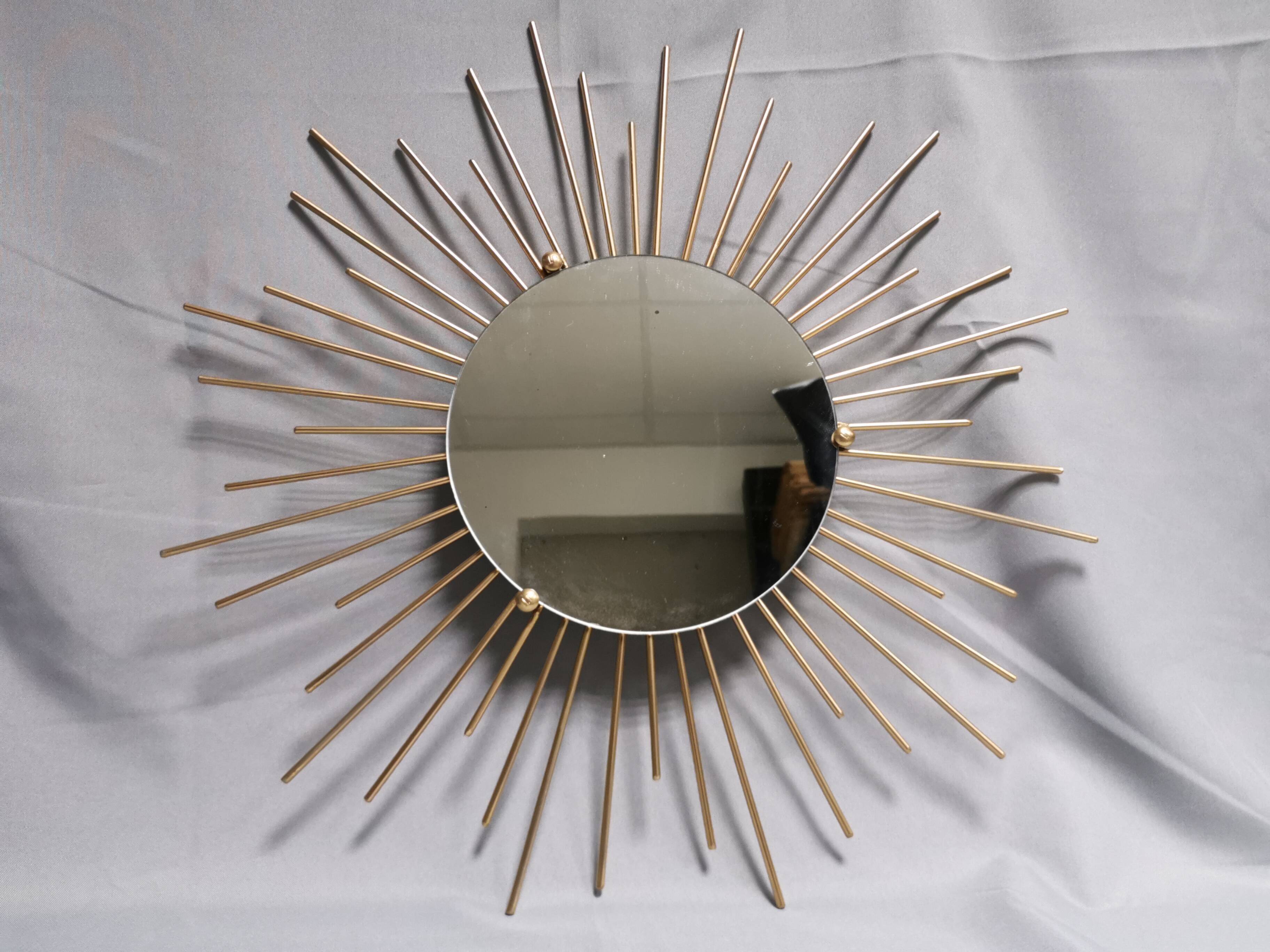 Vintage 50's sun mirror