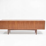 Large vintage Scandinavian teak sideboard – 1960s buffet