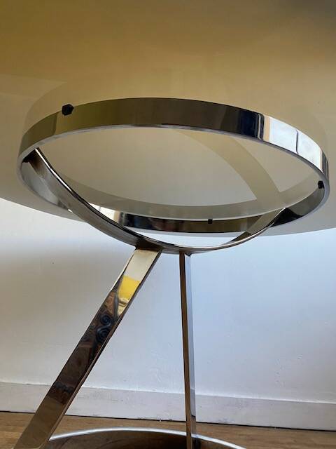 1970s chrome design table