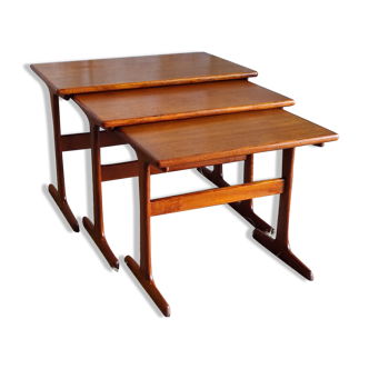 Trundle tables by Kai Kristiansen for Vildbjerg Møbelfabrik (DK) – 60s