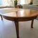 Table and 10 Art Nouveau style chairs.