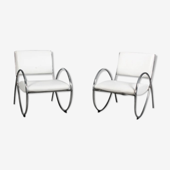 Pair of armchairs; 1970