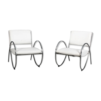 Pair of armchairs; 1970