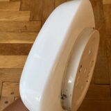 Square opaline wall light