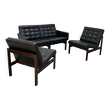 Set sofa and armchairs "Moduline" by Ole Gjerløv-Knudsen & Torben Lind for France & Søn, 1960s