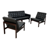 Set canapé et fauteuils "Moduline" d'Ole Gjerløv-Knudsen & Torben Lind pour France & Søn, 1960s