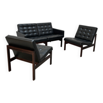 Set sofa and armchairs "Moduline" by Ole Gjerløv-Knudsen & Torben Lind for France & Søn, 1960s