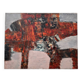Tableau abstrait années 50