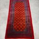 Ancient Khotan carpet, hand-knotted, floral pattern, Turkestan, 1960s.