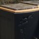Art Deco buffet with 3 doors in black – Original marble