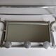Portemanteau mural en aluminium avec miroir orientable, 5 patères et un porte chapeau, années 50