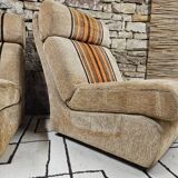 Paire de chauffeuse vintage 1970"