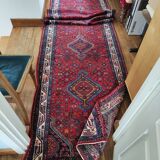 Luxueux tapis de coureur tribal Hamadam