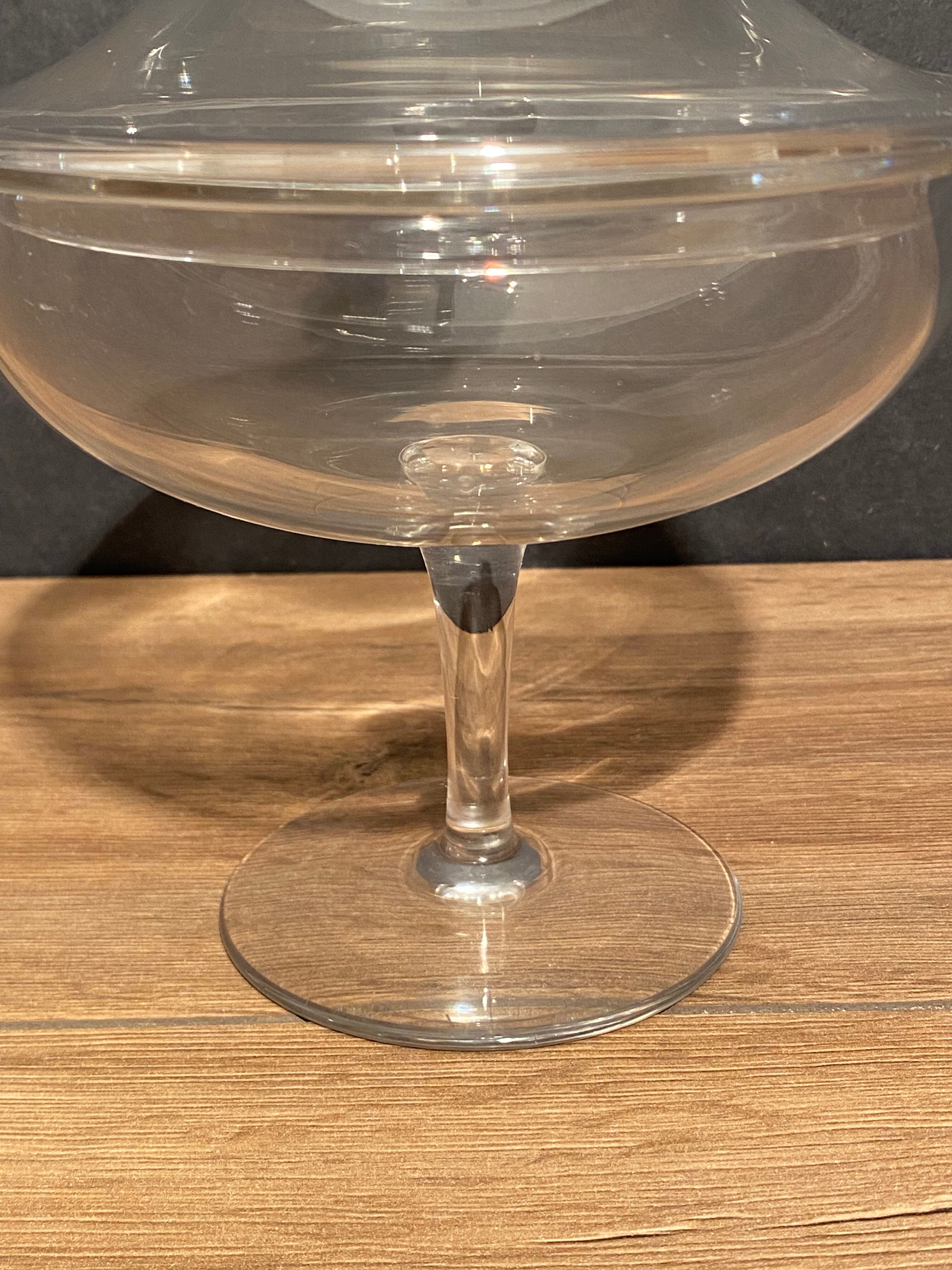 Drageoir on crystal pedestal
