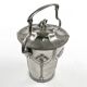Art Nouveau tea caddy, silver-plated pewter, Orivit, Germany, early 20th century