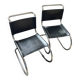 2 Bauhaus style Mies Van der Rohe chairs
