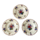trio of hollow plates Sarreguemines model Agreste 60s