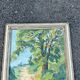 Impressionist painting, landscape at M. Loze's path.