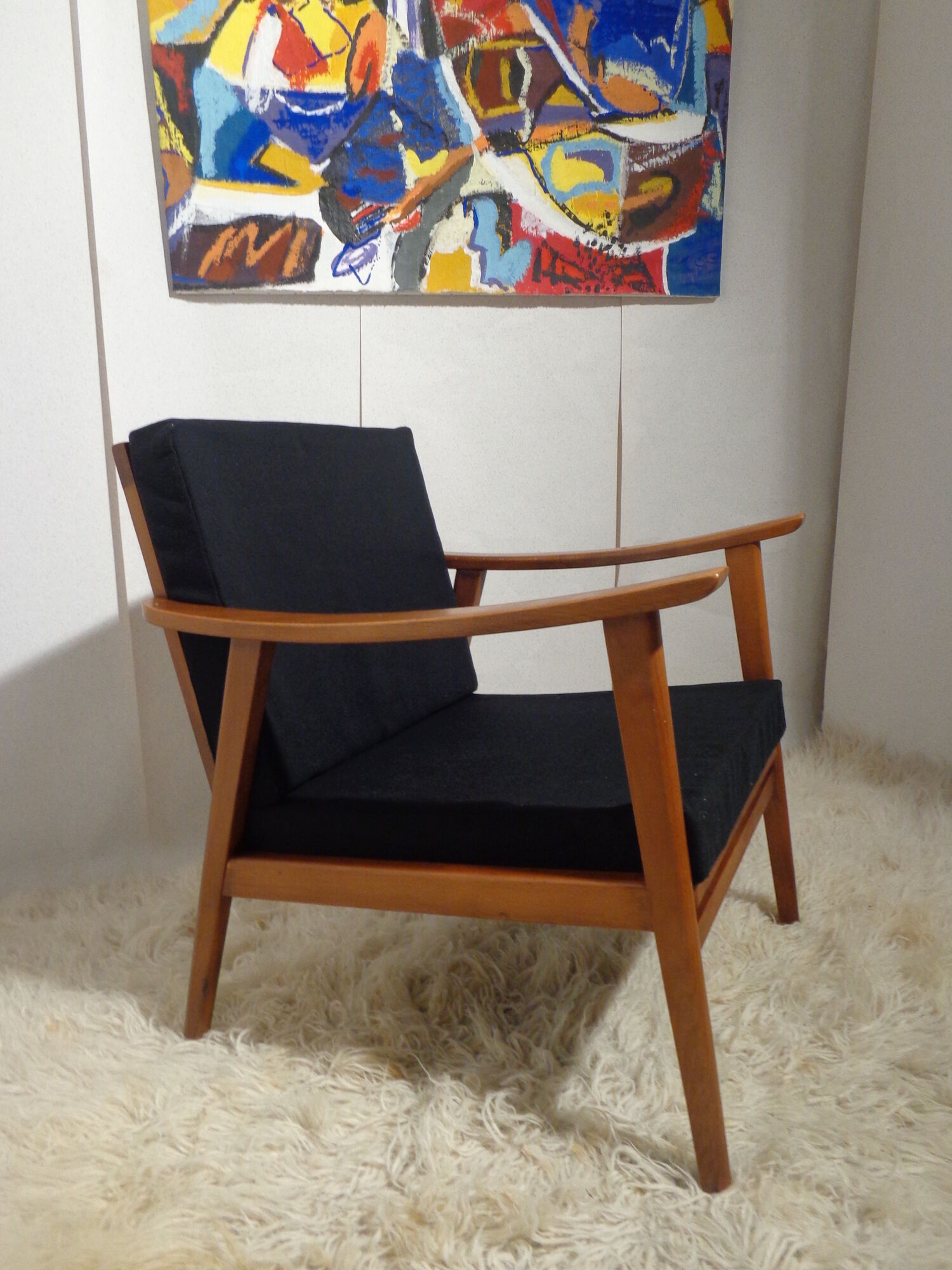 Pair of armchairs scandinavian of the 1960s
